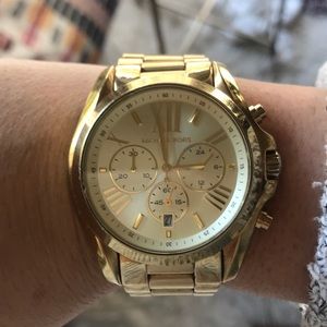 Michael Kors Large Runway Gold Watch